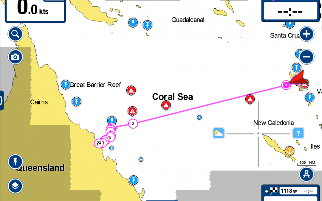 99 Προετοιμασία απόπλου Ready to sail  – Vanuatu to Australia 1.100 NM